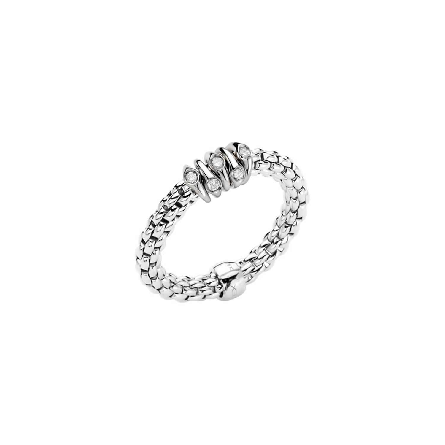 FOPE RING FLEX´IT PRIMA MIT DIAMANTEN - 74608AX_BB_B_XBX_00L