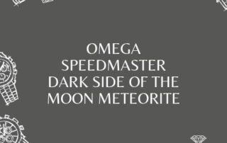 Omega Speedmaster Dark Side of the Moon Meteorite – Luxusuhr mit Weltraumdesign