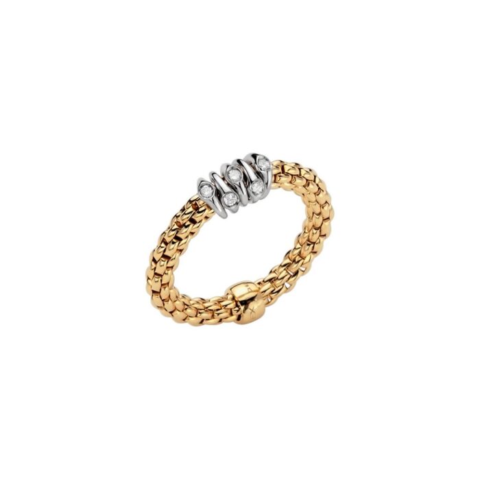 FOPE RING FLEX´IT PRIMA MIT DIAMANTEN - 74608AX_BB_G_XBX_00M