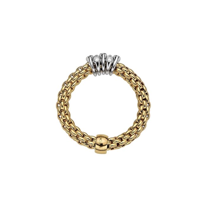FOPE RING FLEX´IT PRIMA MIT DIAMANTEN - 74608AX_BB_G_XBX_00M