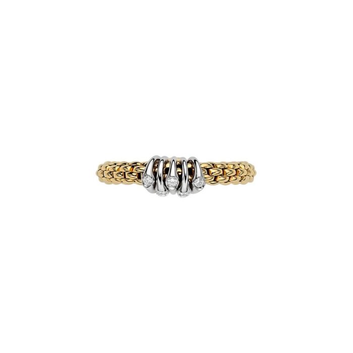 FOPE RING FLEX´IT PRIMA MIT DIAMANTEN - 74608AX_BB_G_XBX_00M