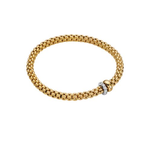 FOPE FLEXÍT SOLO ARMBAND MIT STEINBESATZ - 62406BX_PB_G_BGX_00M