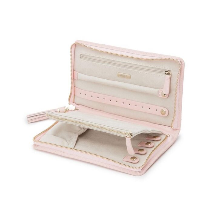 WOLF 1834 CAROLINE  LARGE JEWELRY PORTFOLIO - ROSE QUARTZ - 324015