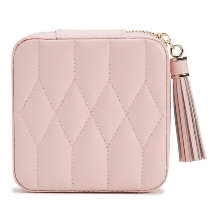 WOLF 1834 CAROLINE ZIP TRAVEL CASE - 329915ROSEQUARTZ