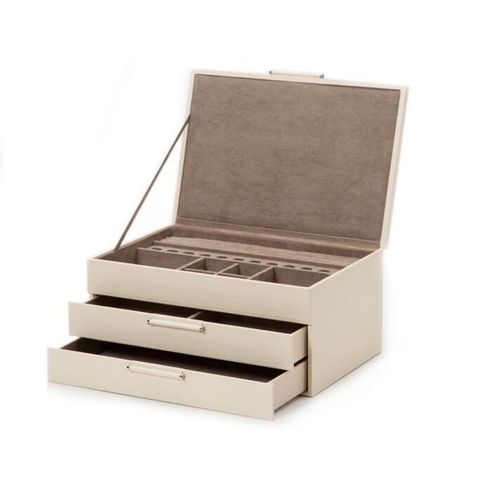 WOLF 1834 SOPHIA JEWELRY BOX W-DRAWERS - 392053IVORY