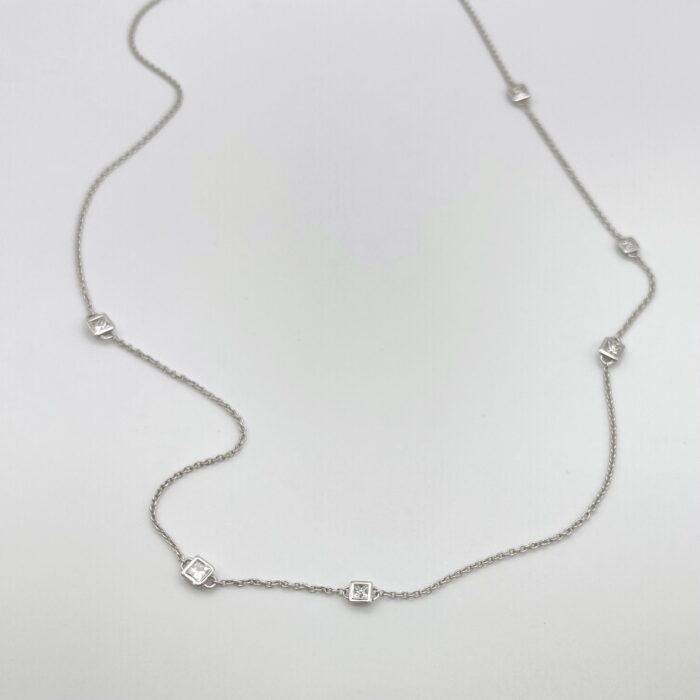 ATELIER WAGNER COLLIER MIT 6 PRINCESS (RECYCL) - H-6-PRINC-0,5-W7