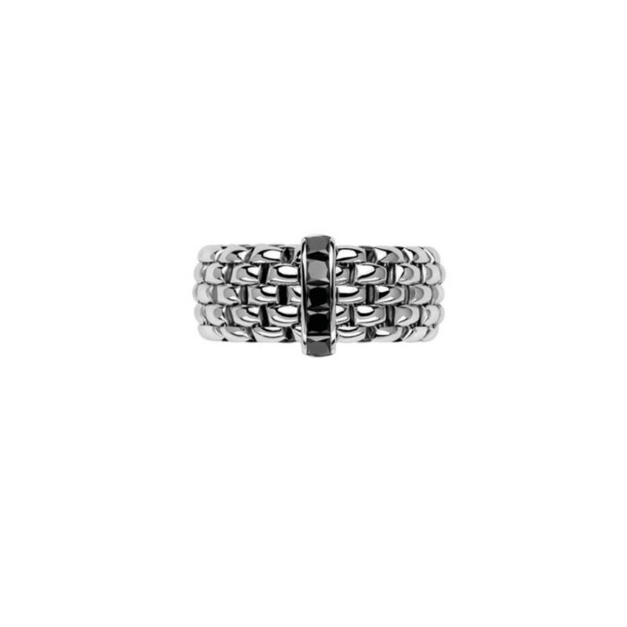 FOPE PANORAMA FLEX'IT RING MIT SCHWARZEN DIAMANTEN - 52504AX_BN_B_XBX_0XL