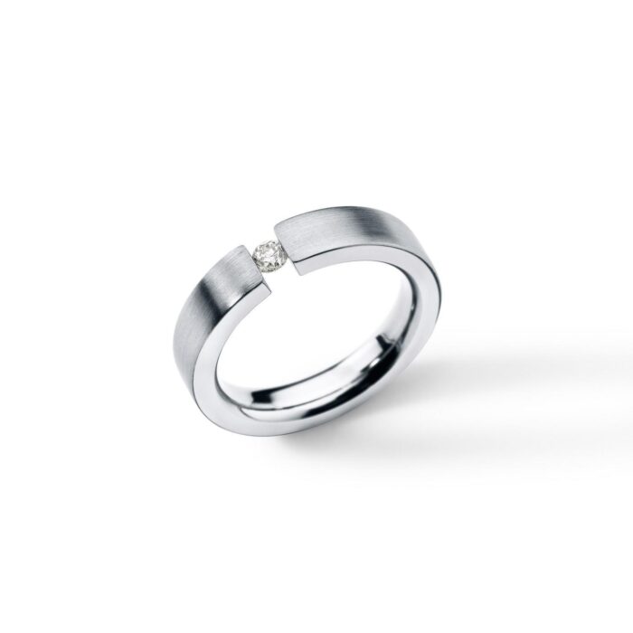 HUMPHREY DIAMANTRING CLASSIC GERADE 4,5 MM, EDELSTAHL - DR145-Bt10-51