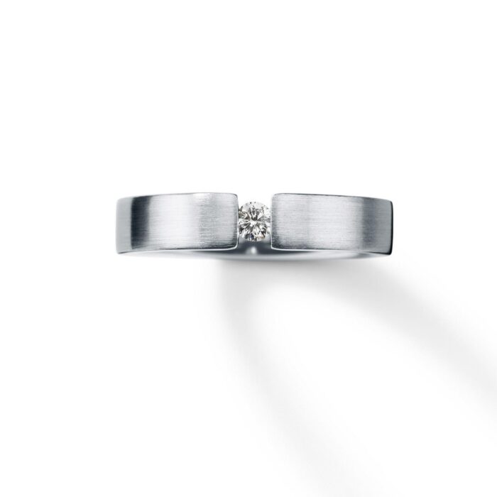 HUMPHREY DIAMANTRING CLASSIC GERADE 4,5 MM, EDELSTAHL - DR145-Bt10-51