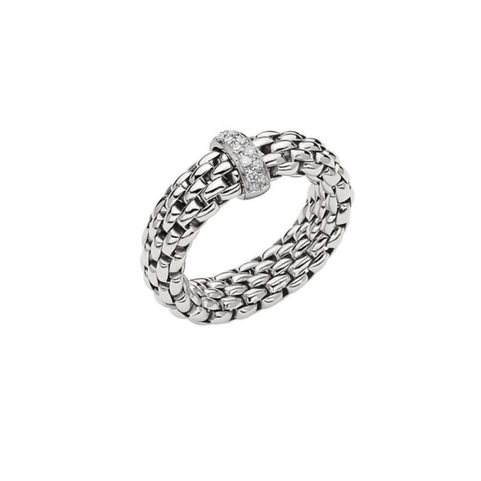 FOPE RING FLEX'IT VENDÔME MIT DIAMANTEN - 55902AX_BB_B_XBX_00L