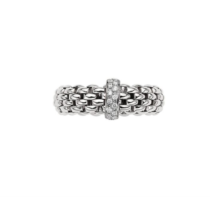 FOPE RING FLEX'IT VENDÔME MIT DIAMANTEN - 55902AX_BB_B_XBX_00L