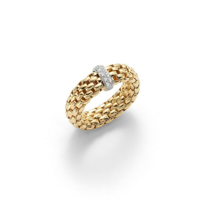 FOPE VENDÔME FLEX'IT RING MIT DIAMANTEN - AN559-BBR-YW-L