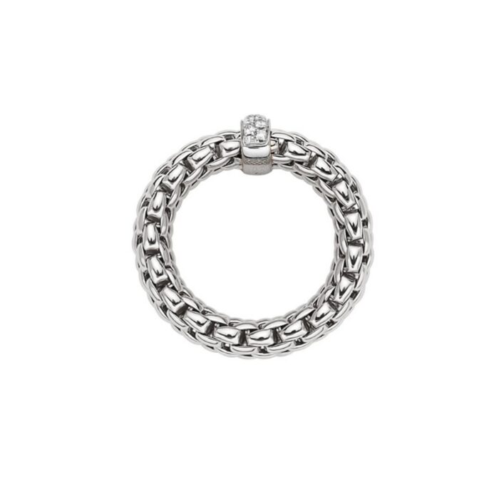 FOPE RING FLEX'IT VENDÔME MIT DIAMANTEN - 55902AX_BB_B_XBX_00M