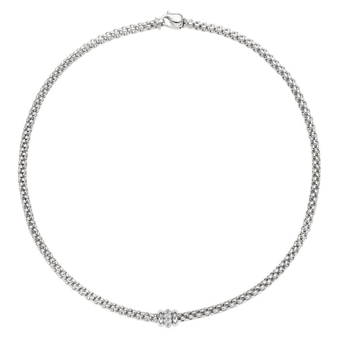 FOPE KETTE SOLO MIT DIAMANTEN - 653C-BBR-W-430