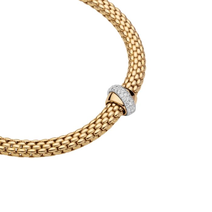FOPE KETTE VENDÔME MIT DIAMANTEN - 542C-BBR-YW-450