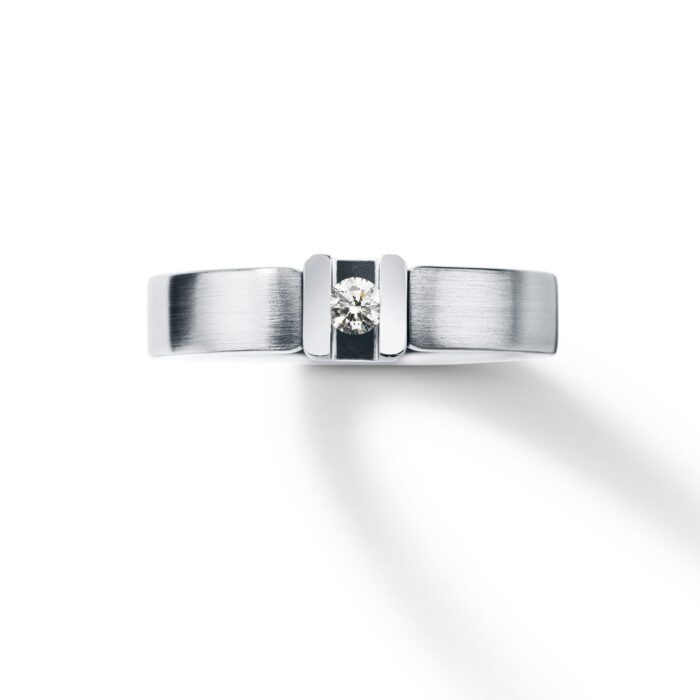 HUMPHREY DIAMANTRING CUBE 4,5 MM BREIT, EDELSTAHL - DR45CU-Bt10-54