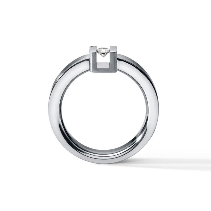 HUMPHREY DIAMANTRING CUBE 4,5 MM BREIT, EDELSTAHL - DR45CU-Bt10-54
