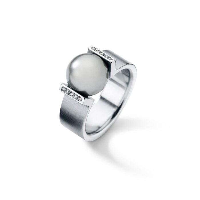 HUMPHREY PERLRING VICTORY EDELSTAHL 13 MM,PERLE EINGESP. - PR1870-TH13-103X008-55