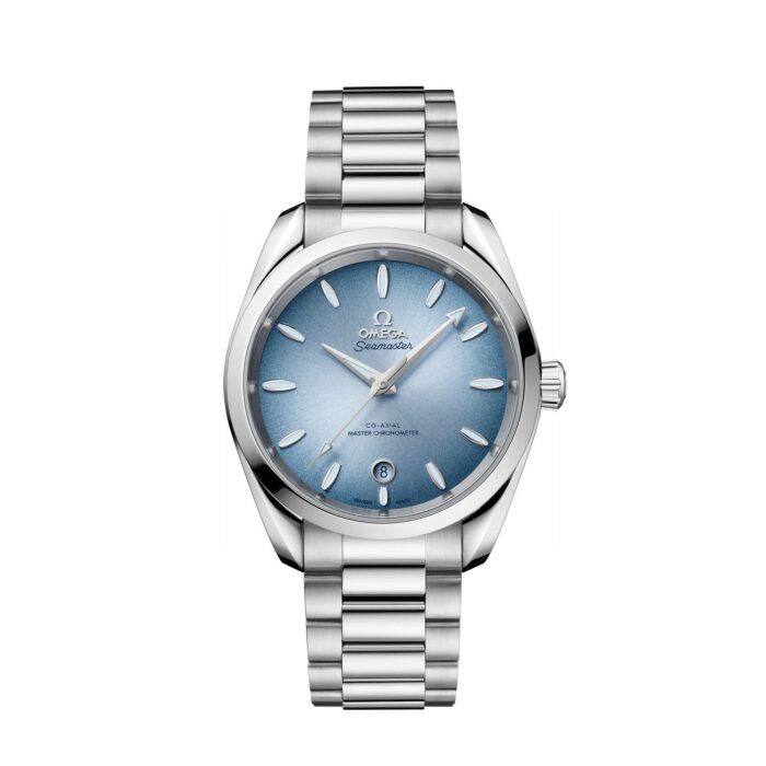 OMEGA AQUA TERRA 150 M SUMMER BLUE 38 MM - O22010382003004
