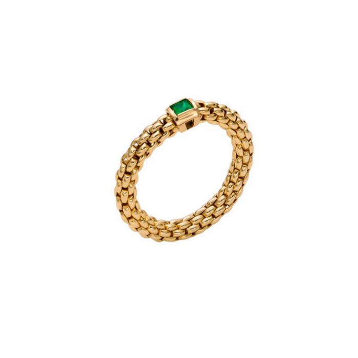 FOPE RING SOULS FLEX'IT MIT SMARAGD - 09E08AX_B6_G_XGX_00M
