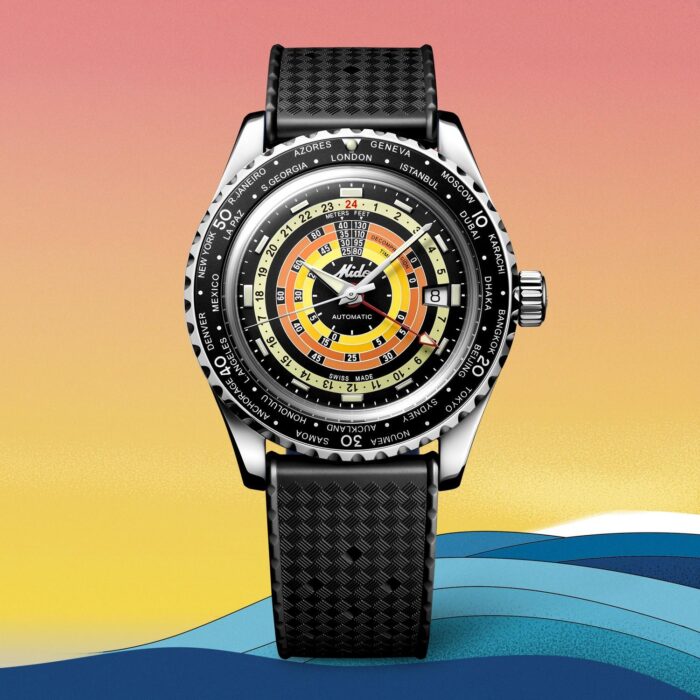MIDO OCEAN STAR DECOMPRESSION WORLDTIMER 40,5 MM - M0268291705100