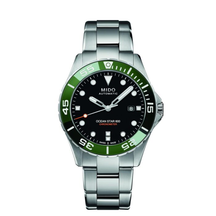 MIDO OCEAN STAR 600 CHRONOMETER GRÜN 43 MM - M0266081105101