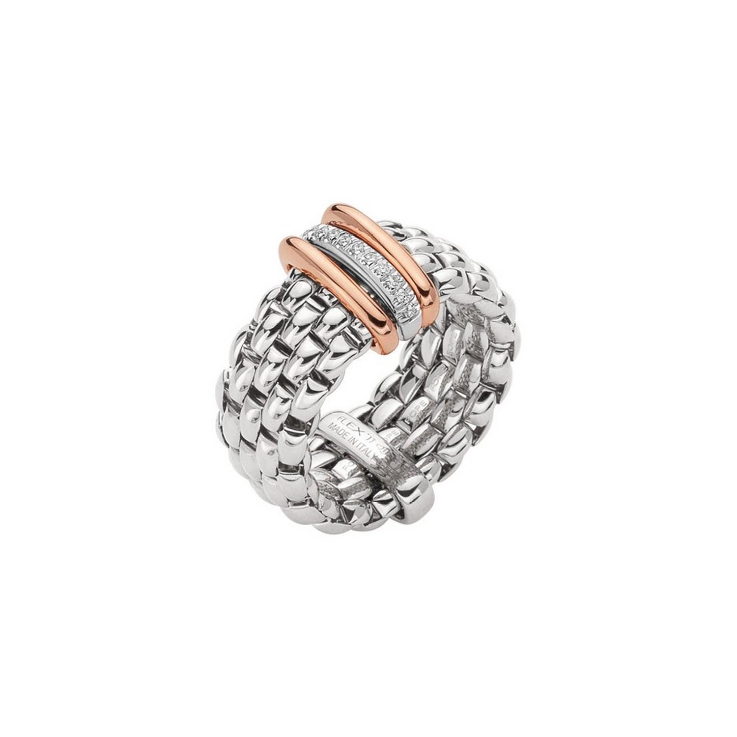 FOPE FLEX'IT RING MIT DIAMANTEN - AN587-BBR-W-M