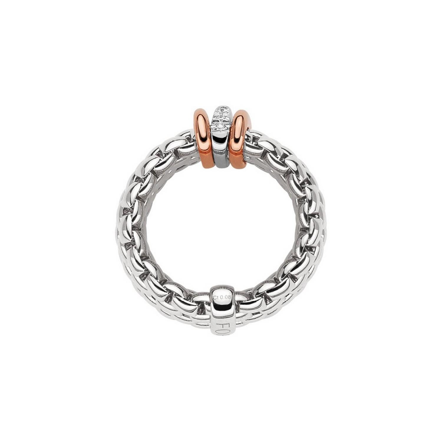 FOPE FLEX'IT RING MIT DIAMANTEN - AN587-BBR-W-M