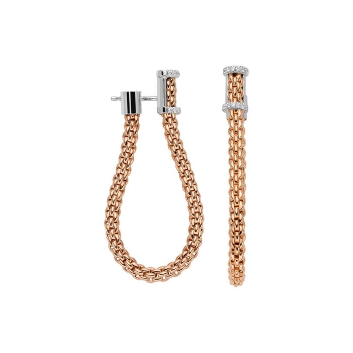 FOPE FLEX'IT OHRRINGE MIT DIAMANTEN - OR04-BBR-RW