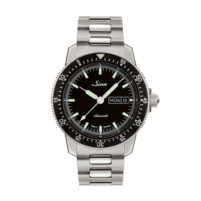 SINN SPEZIALUHREN HA Flieger sw Ind.Metallbd. - 104-010BM1040104S