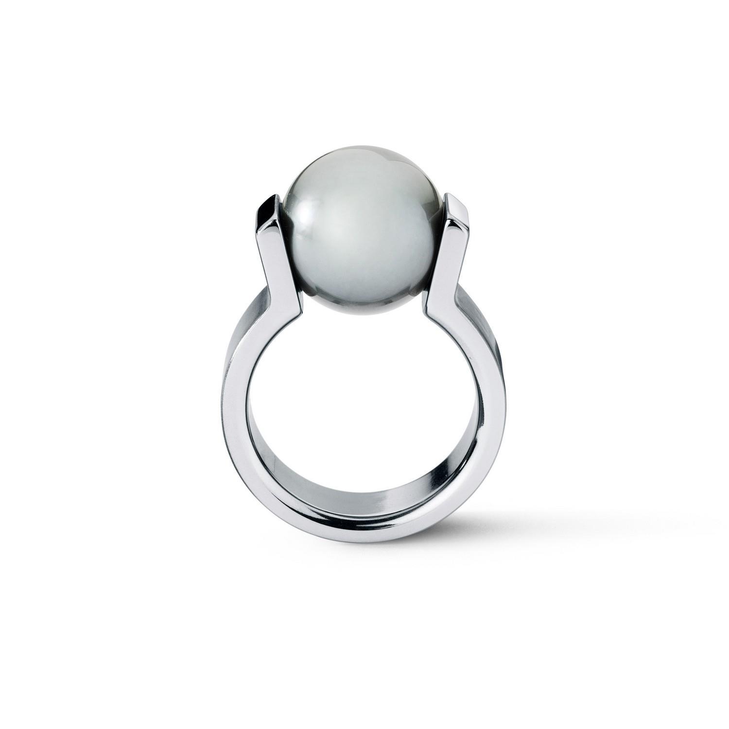 HUMPHREY PERLRING VICTORY EDELSTAHL 7 MM, PERLE EINGESPANNT - PR1870-TH11-61