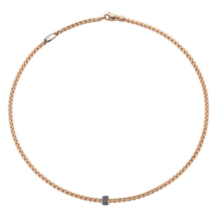 FOPE KETTE EKA TINY MIT BRILLANTEN - 730C-PAVEN-WR-450