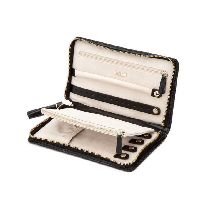 WOLF 1834 CAROLINE JEWELRY PORTFOLIO - BLACK - 324871