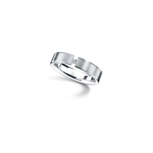 HUMPHREY DIAMANTRING SLIMLINE GERADE 4,5 MM, EDELSTAHL 0,6 - DTR148-BT06-55