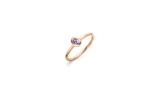 ATELIER WAGNER ROTGOLDRING MIT OVALEM TANSANIT - R-Tans-oval-RG7-51