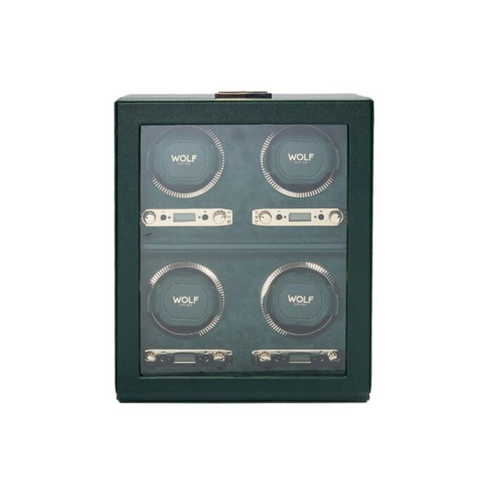 WOLF 1834 BRITISH RACING 4 PIECE WATCH WINDER - 793041