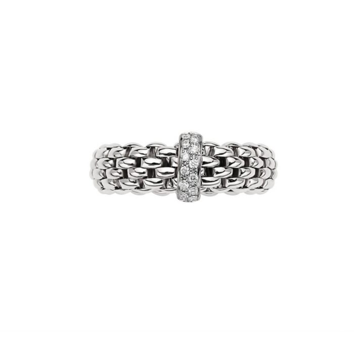 FOPE RING FLEX'IT VENDÔME MIT DIAMANTEN - 55902AX_BB_B_XBX_00S