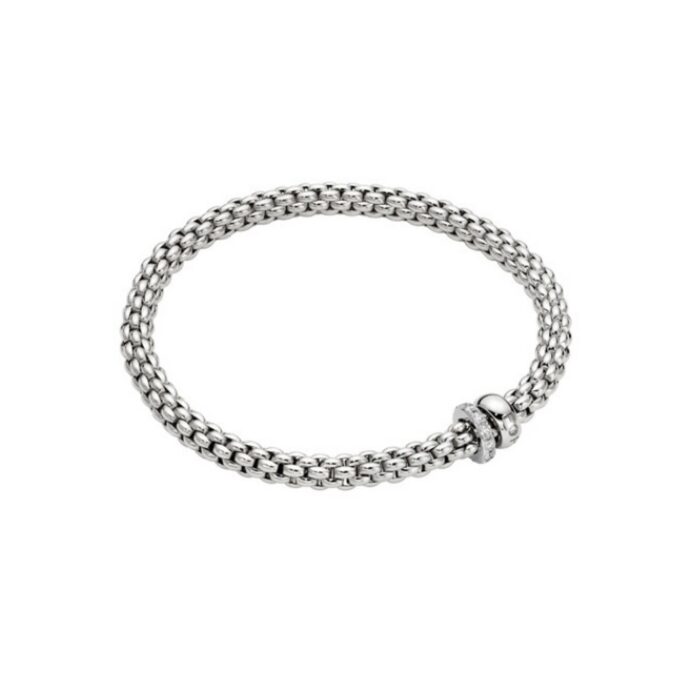 FOPE FLEXÍT SOLO ARMBAND MIT DIAMANTEN - 62406BX_PB_B_BBX_0XS