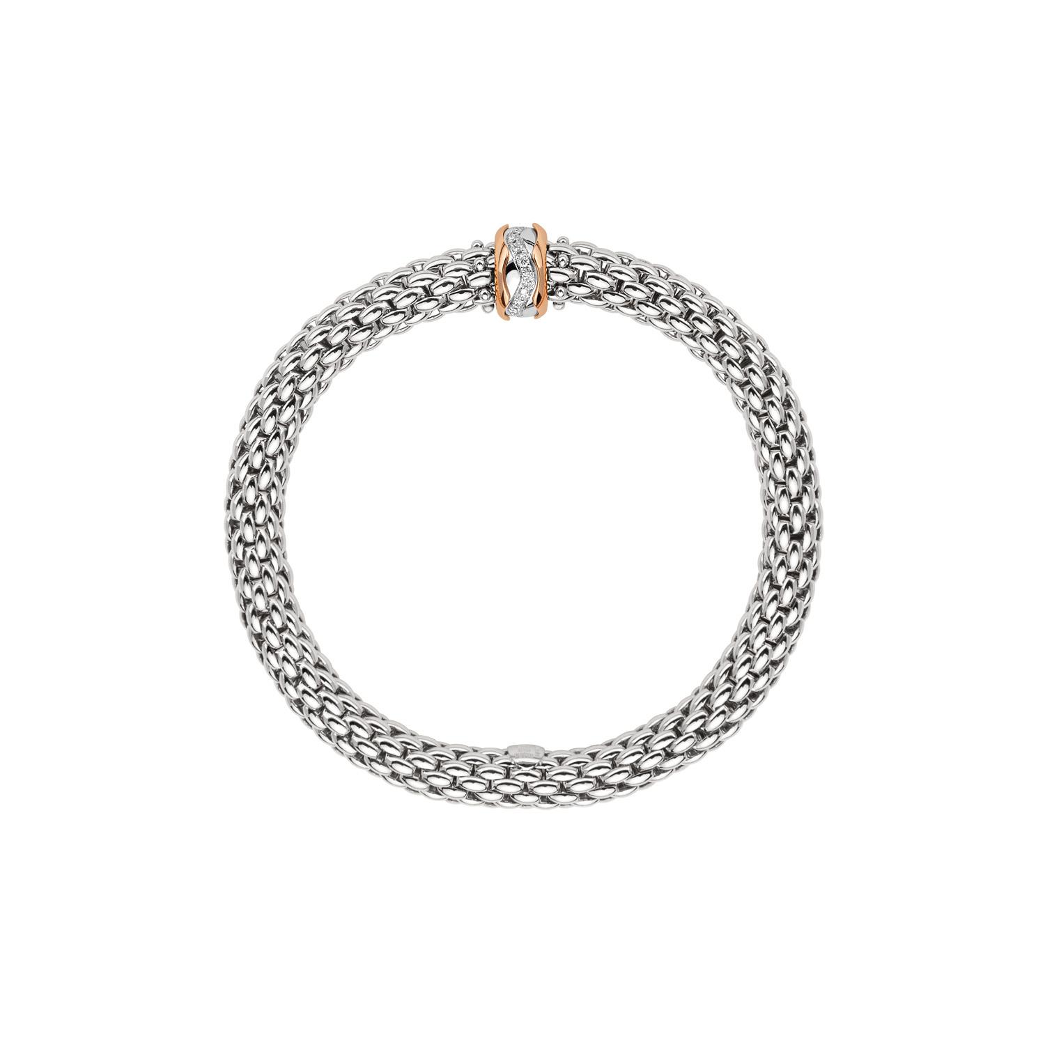 FOPE ARMBAND FLEX'IT LOVE NEST MIT DIAMANTEN - 45414BX_BB_B_RBR_00M