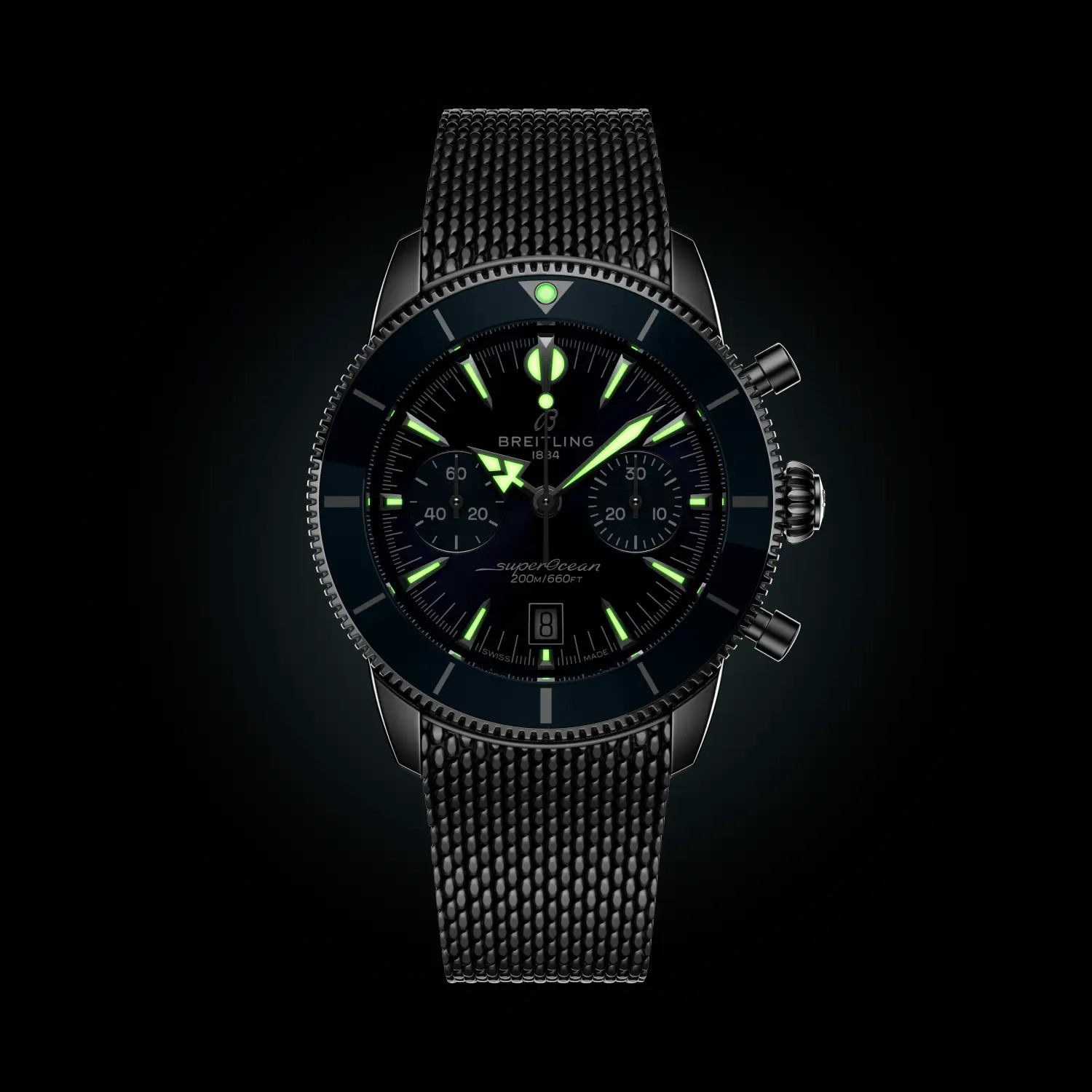 BREITLING SUPEROCEAN HERITAGE B01 CHRONOGRAPH 42 MM - AB0156161C1A1