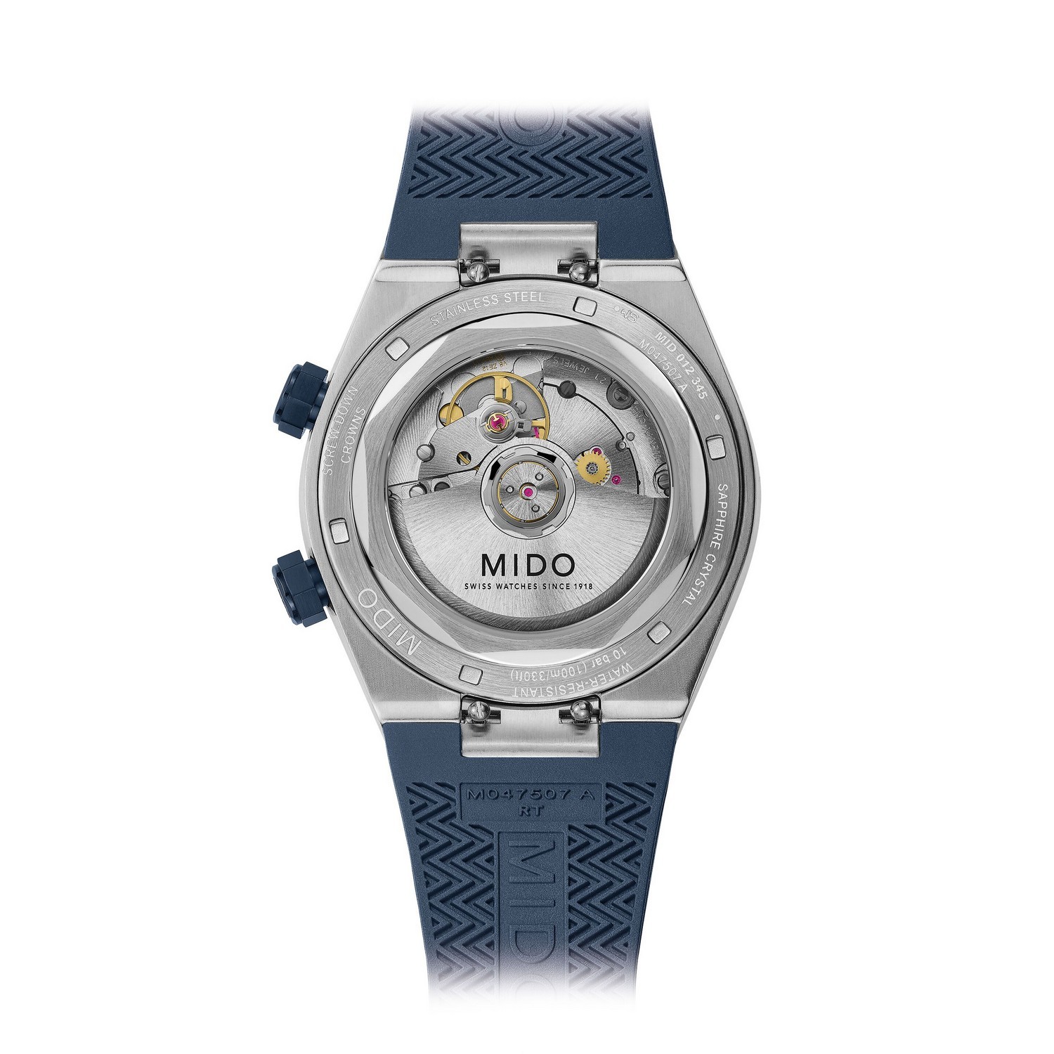 MIDO MULTIFORT 8 TWO CROWNS 38.4 x 40mm - M0475071704100