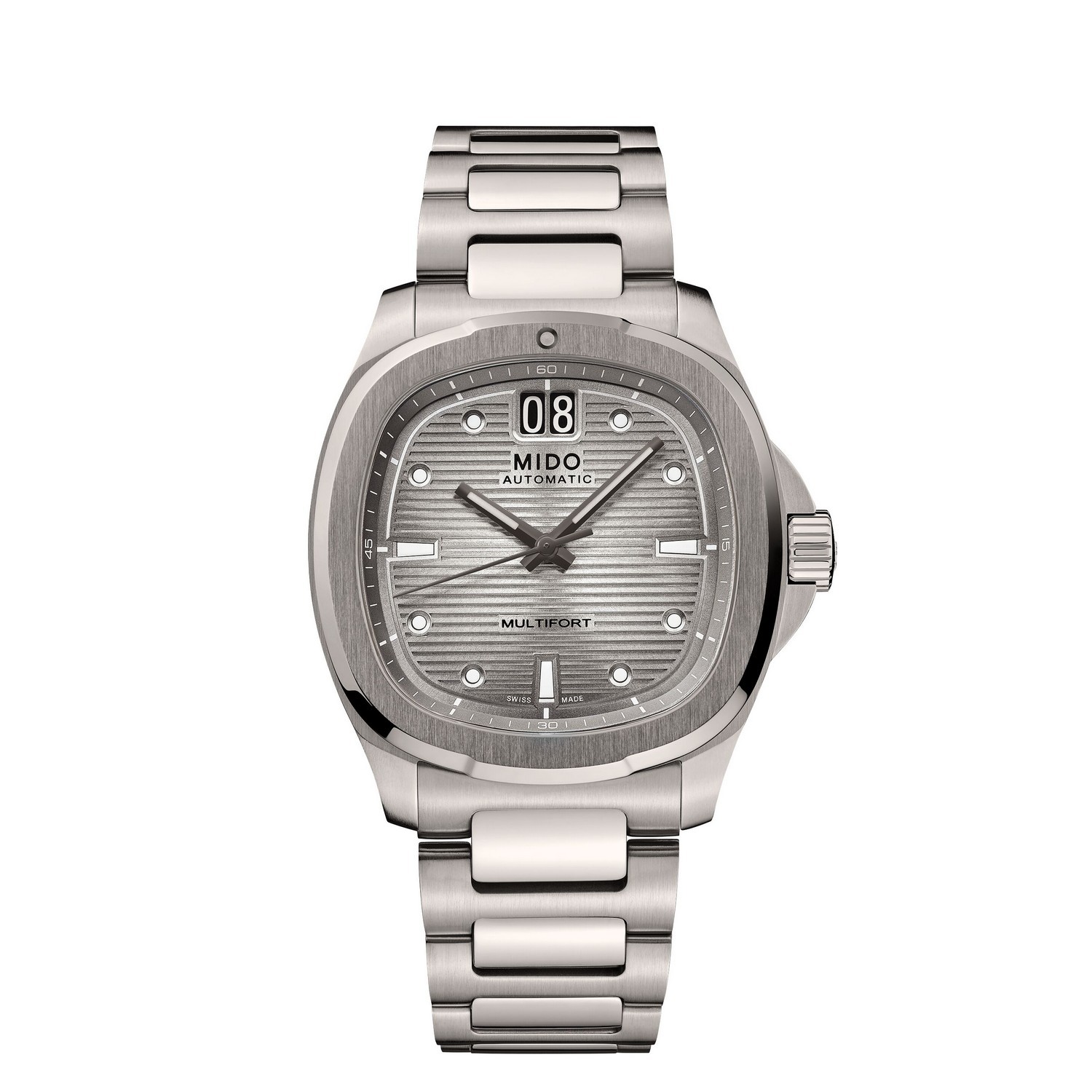 MULTIFORT TV BIG DATE TITANIUM 40 MM