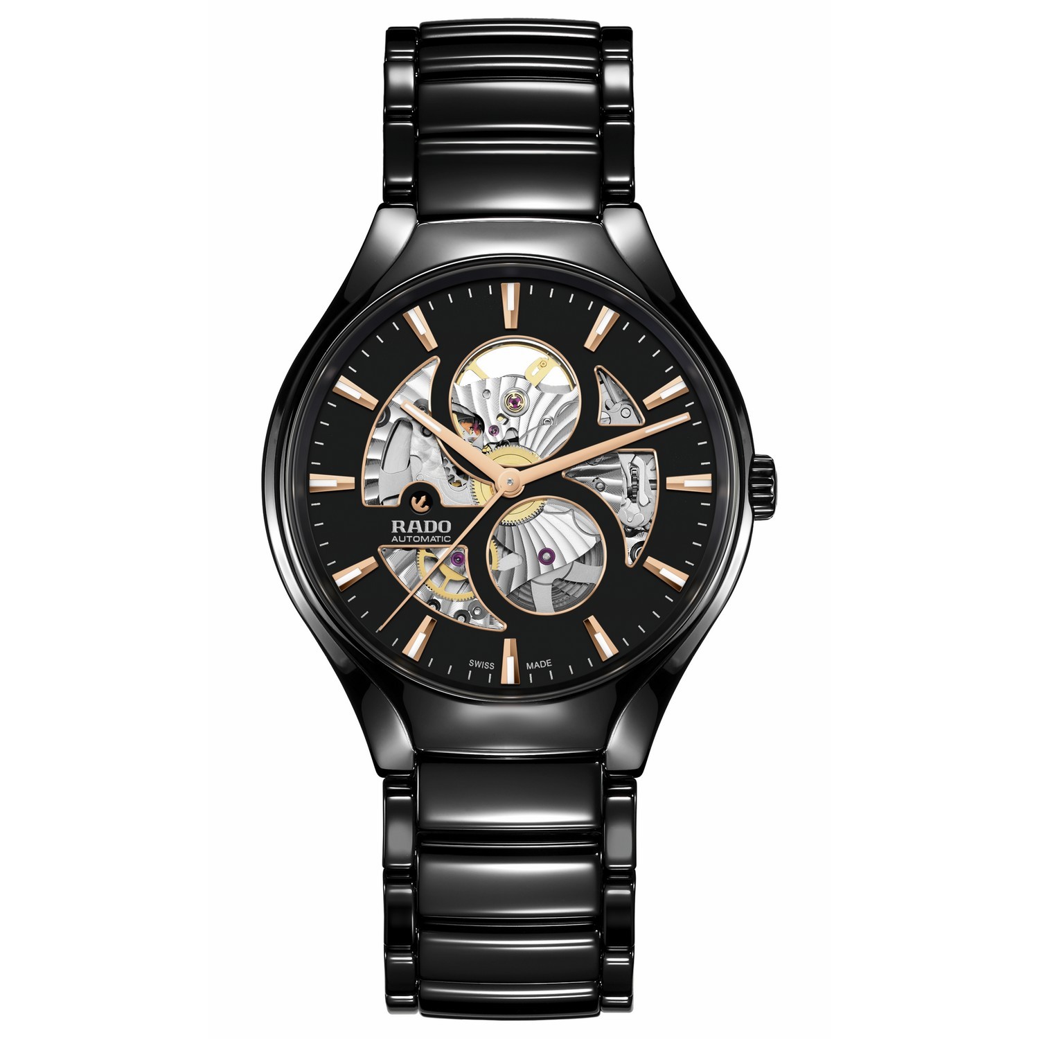 RADO TRUE ROUND AUTOMATIC OPEN HEART 40 MM - R27107172