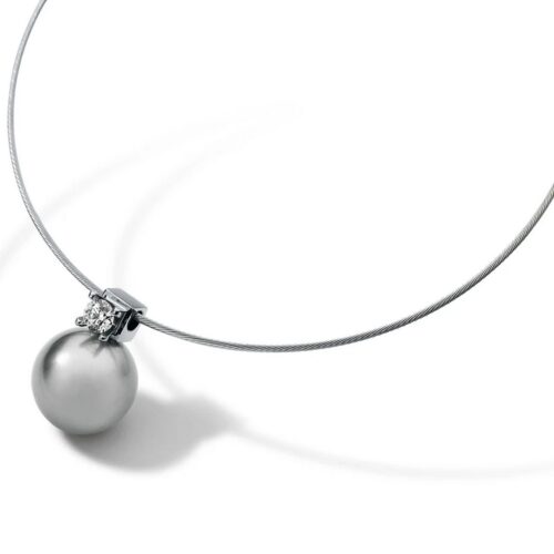 HUMPHREY TAHITIPERLE MIT BRILLANT - PDAPR-TH9-BT10