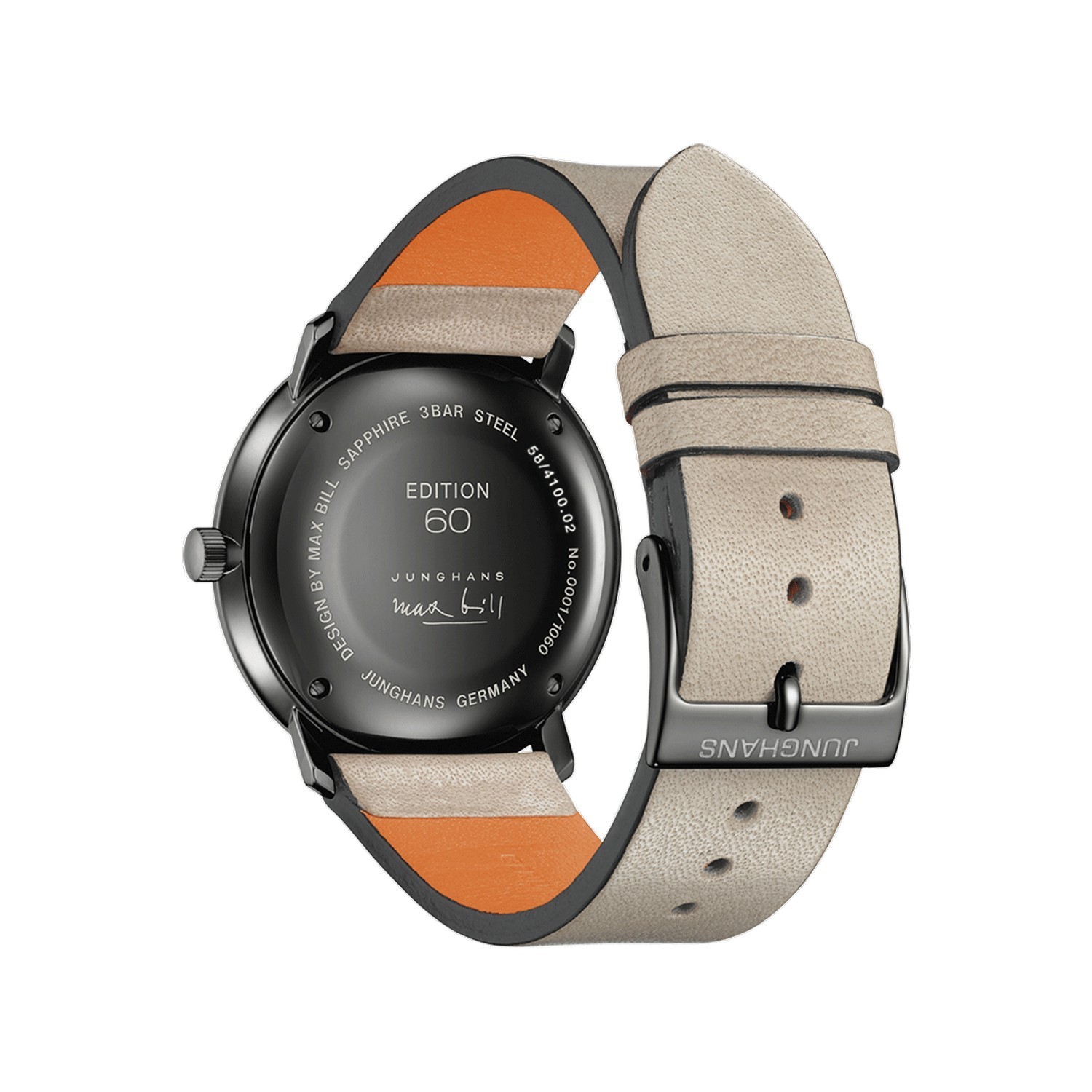 JUNGHANS MAX BILL MEGA KLEINE SEKUNDE EDITION 60 38 MM - 58/4100.02