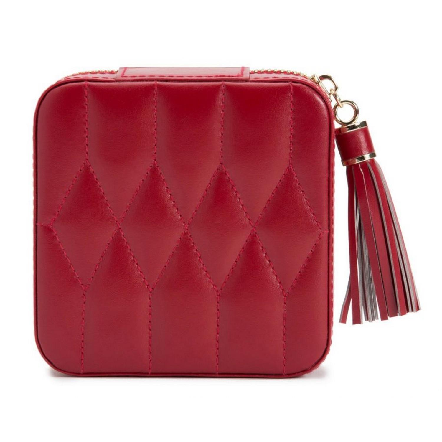 WOLF 1834 CAROLINE ZIP TRAVEL CASE - RED - 329972