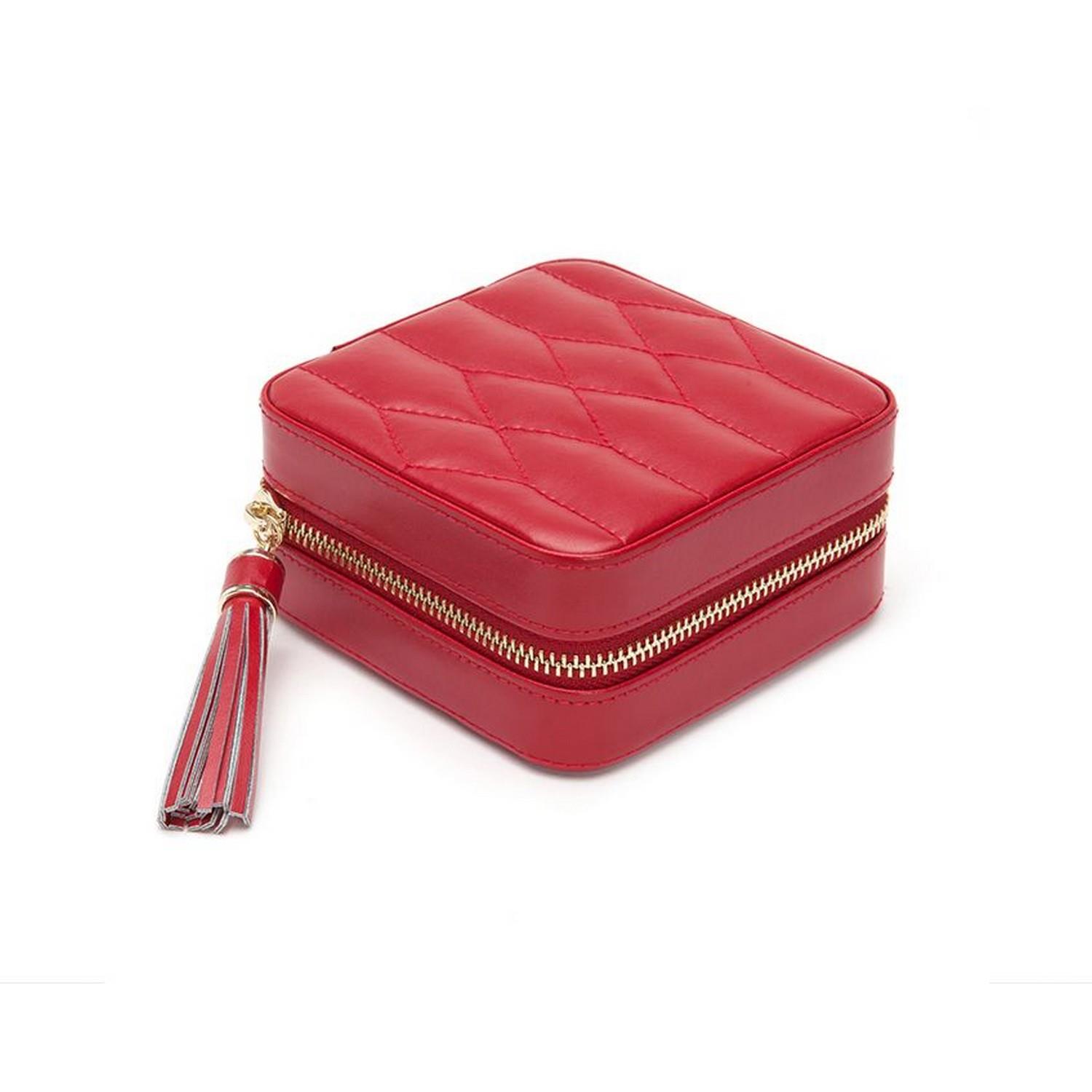 WOLF 1834 CAROLINE ZIP TRAVEL CASE - RED - 329972