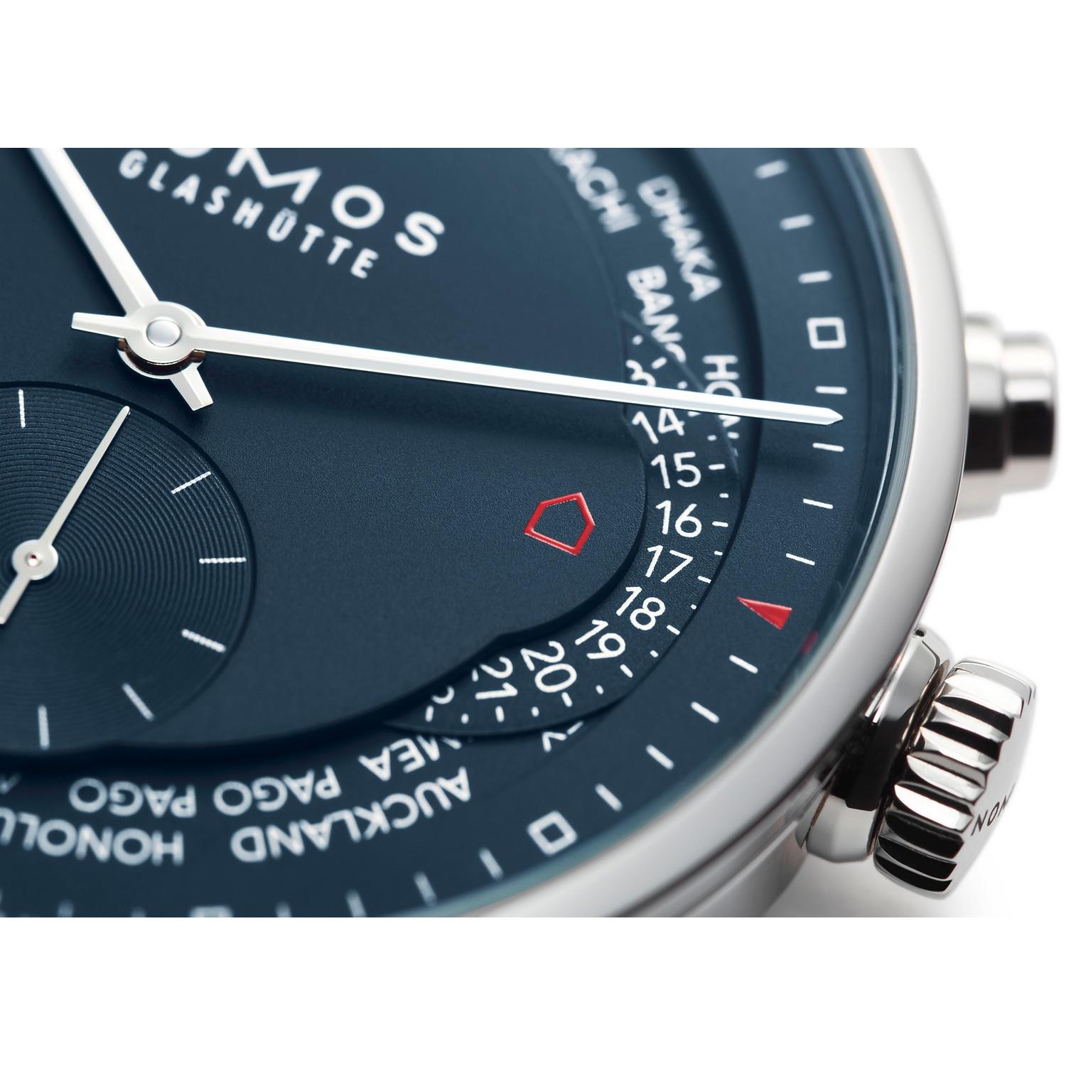 NOMOS Zürich 40 Weltzeit nachblau - 807