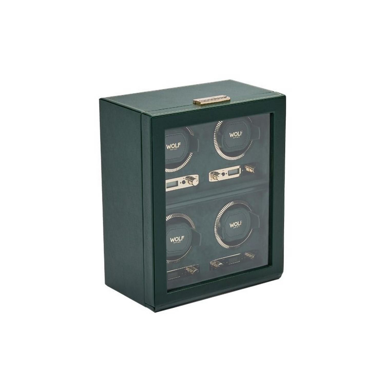 WOLF 1834 BRITISH RACING 4 PIECE WATCH WINDER - 793041