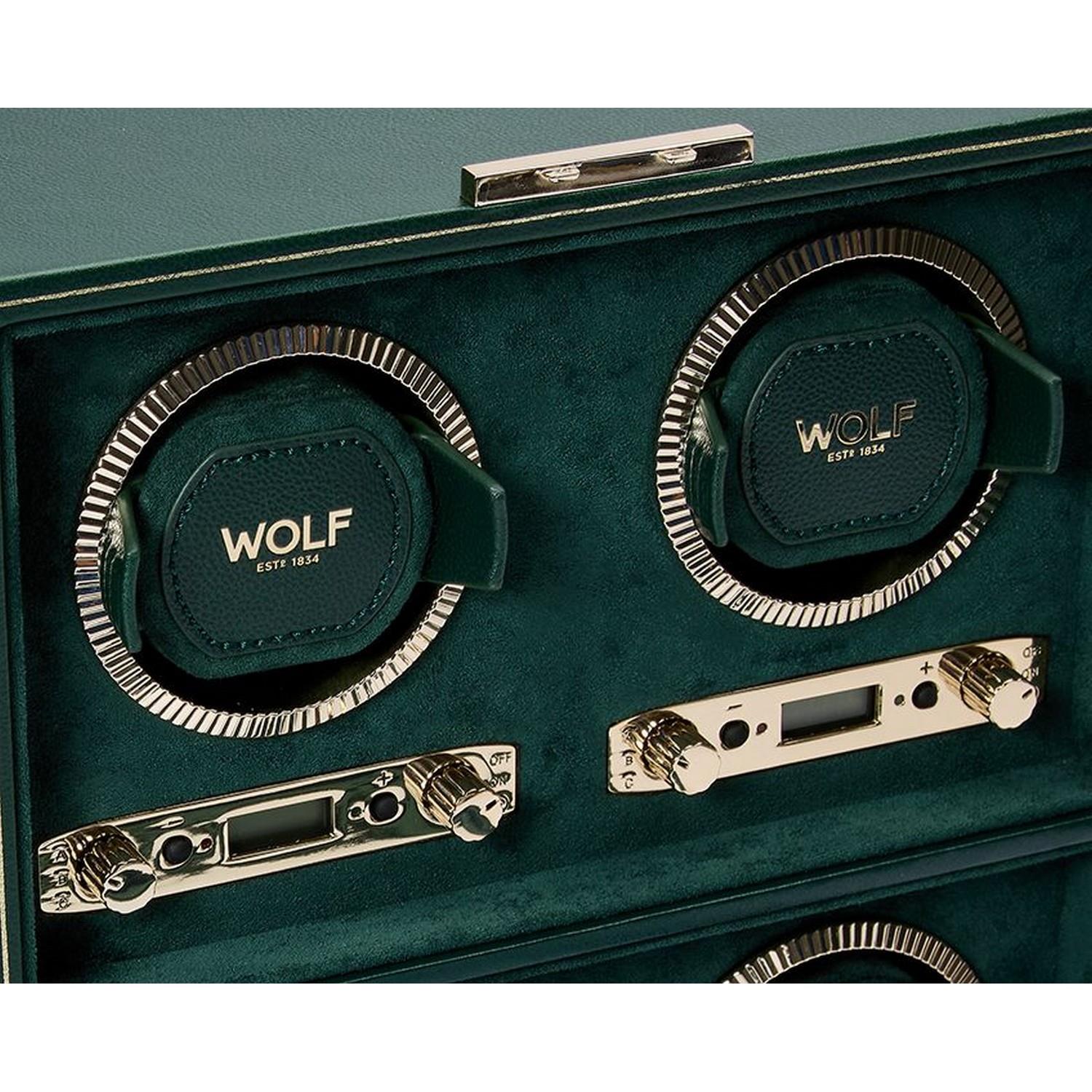 WOLF 1834 BRITISH RACING 4 PIECE WATCH WINDER - 793041